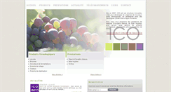 Desktop Screenshot of icoenologie.fr